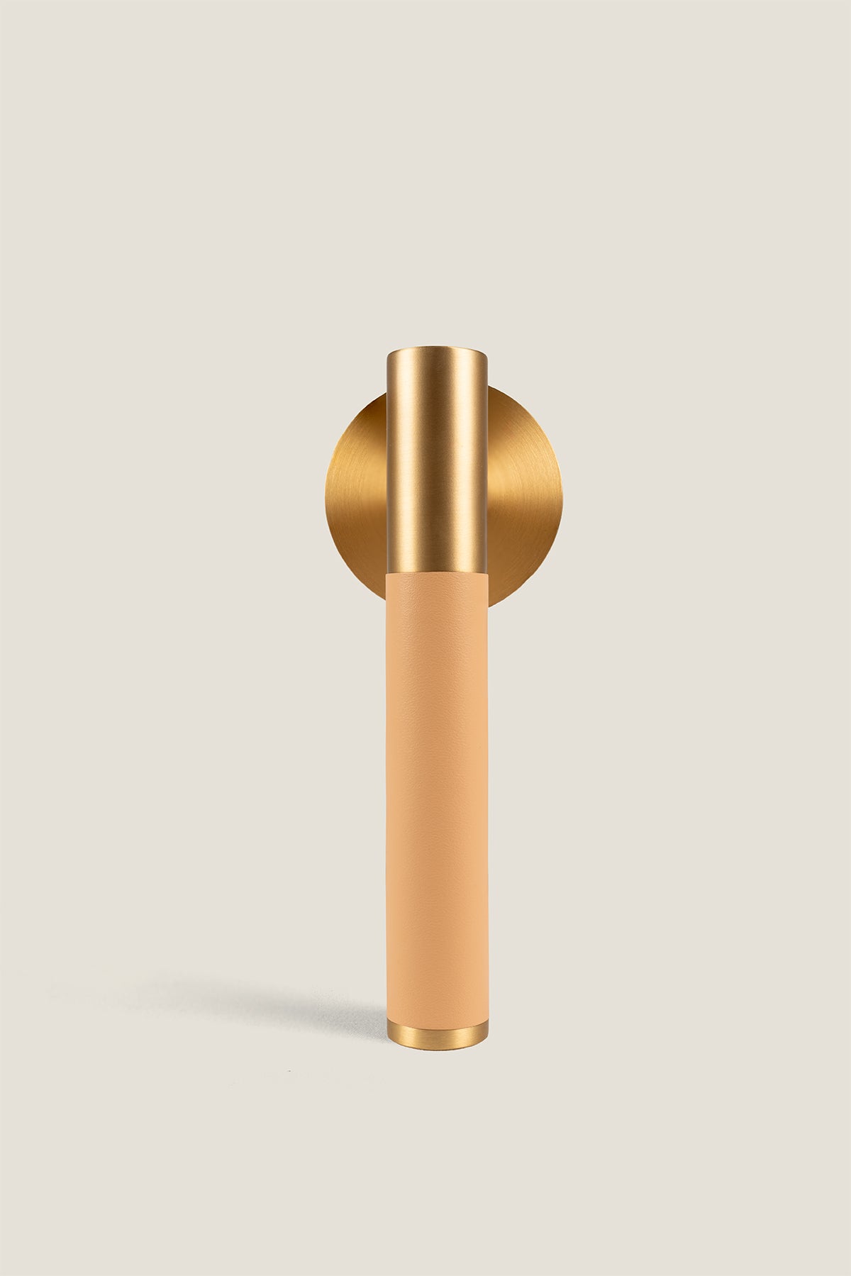 Solid Aurora Brass & Leather Door Lever – Cavallo Collection