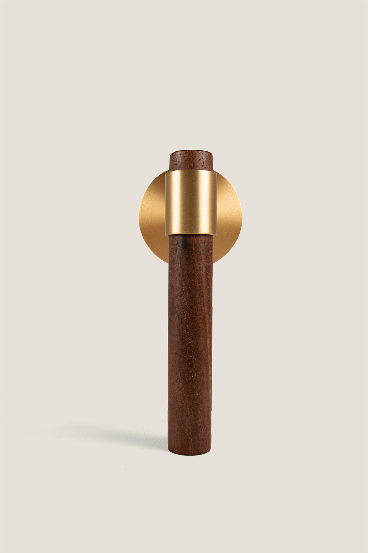 Solid Brass & Wood Door Lever – Legno Collection