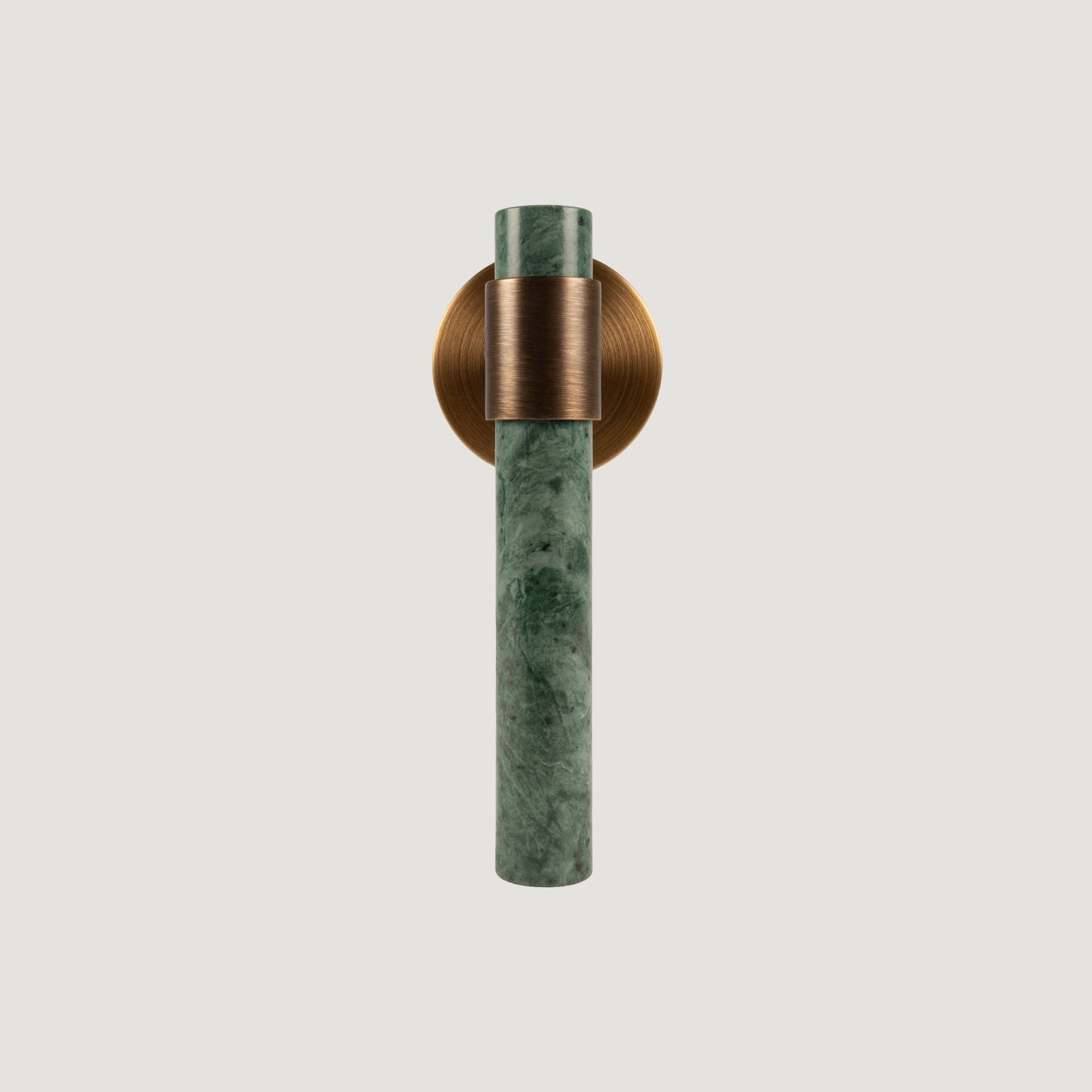 Antique Brass & Stone Door Lever – Pietra Collection - Bergamo Design