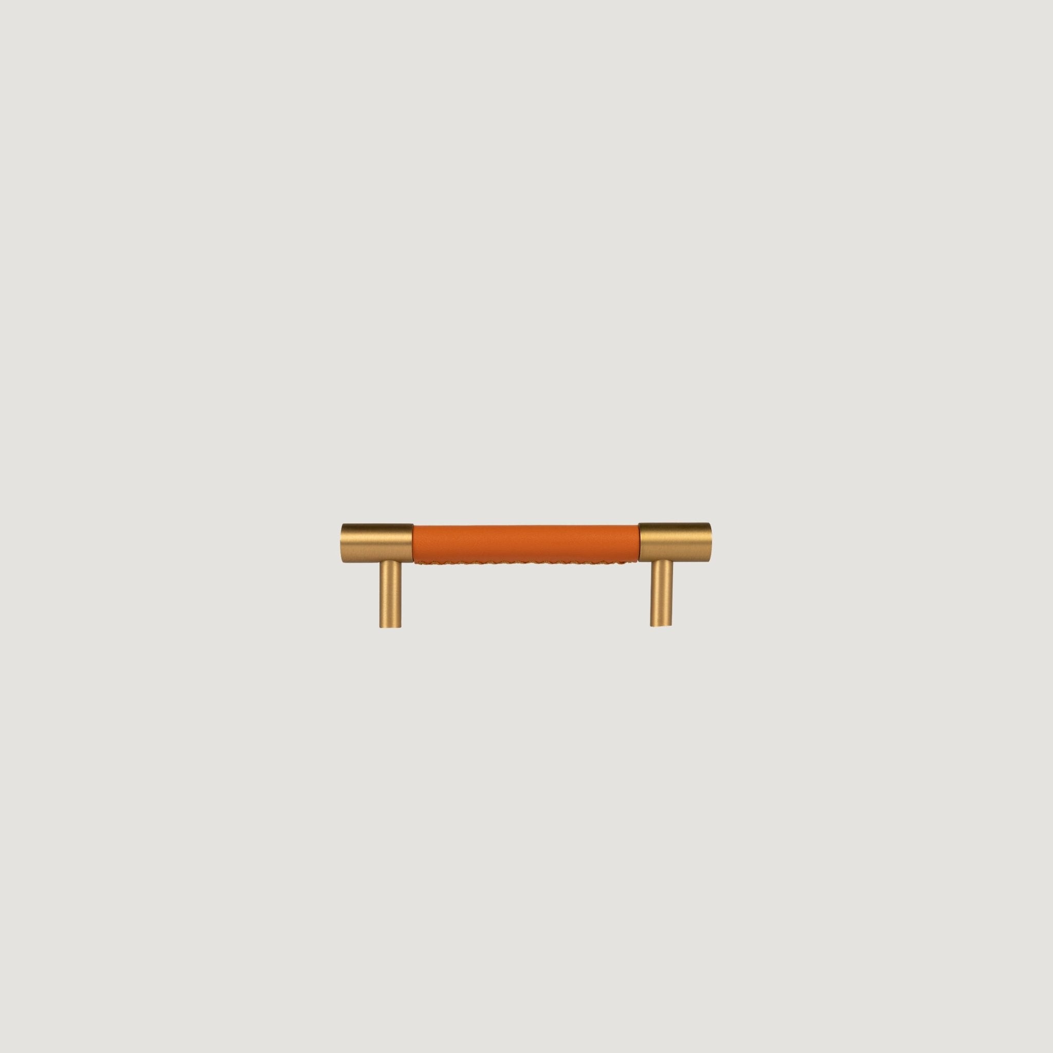Aurora Brass & Leather Cabinet Handle – Cavallo Collection - Bergamo Design