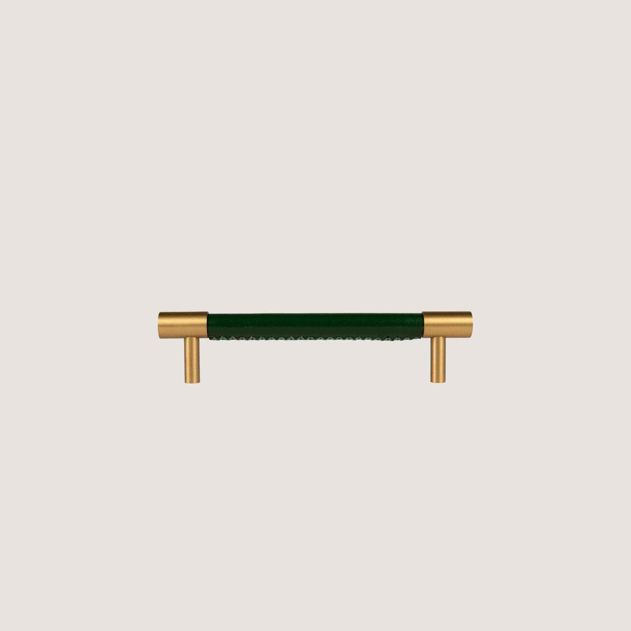 Aurora Brass & Leather Cabinet Handle – Cavallo Collection - Bergamo Design