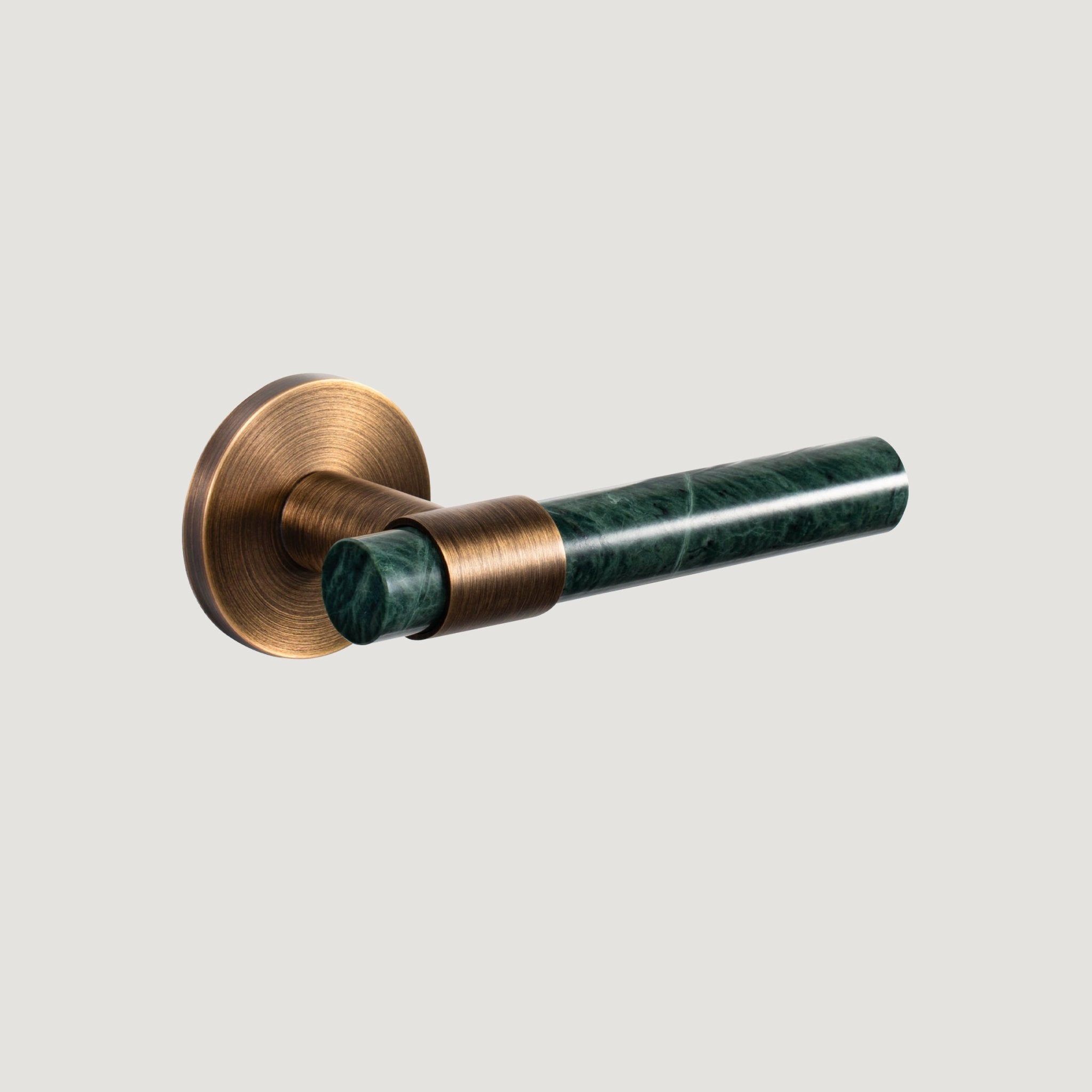 Héritage Brass & Stone Door Lever – Pietra Collection - Bergamo Design
