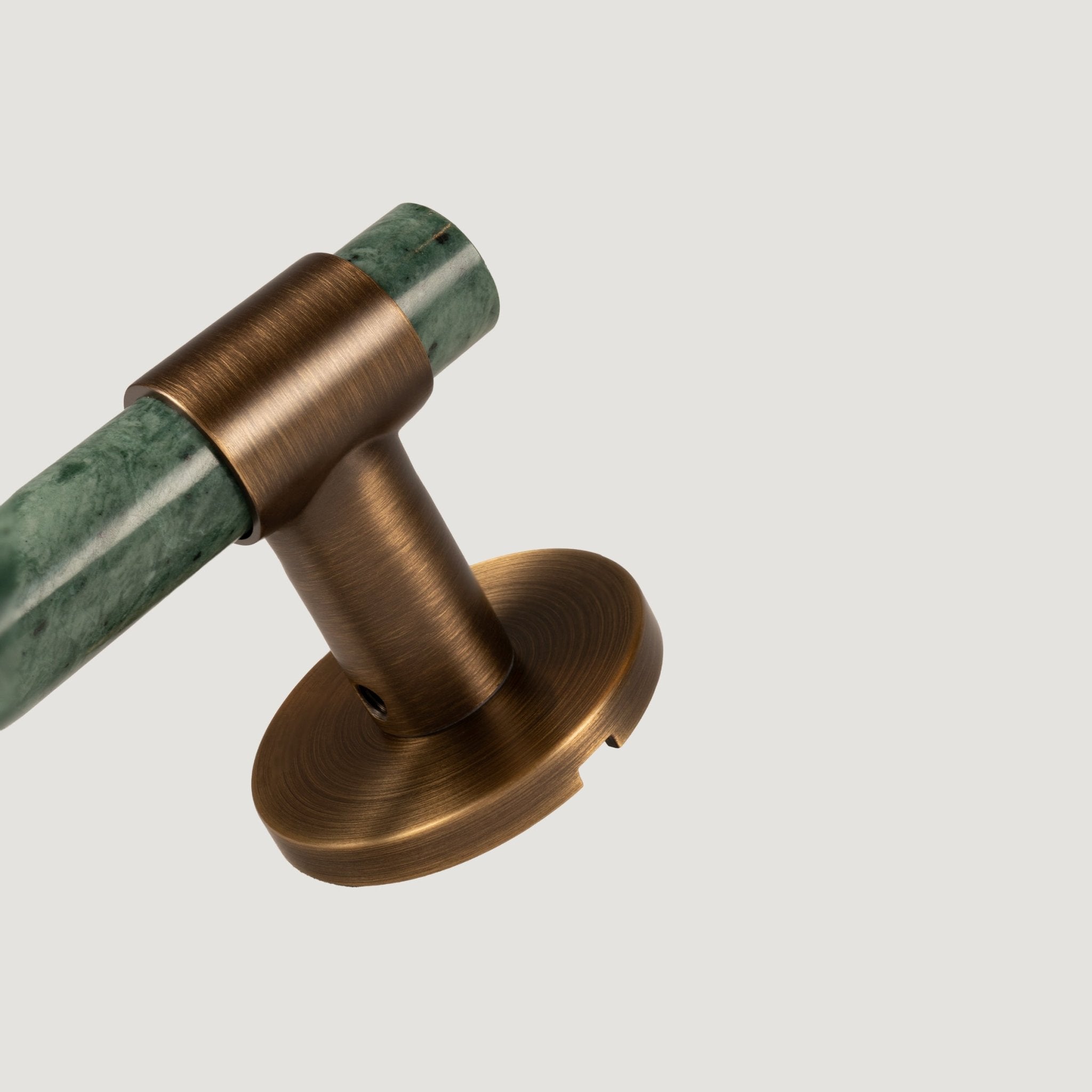 Héritage Brass & Stone Door Lever – Pietra Collection - Bergamo Design