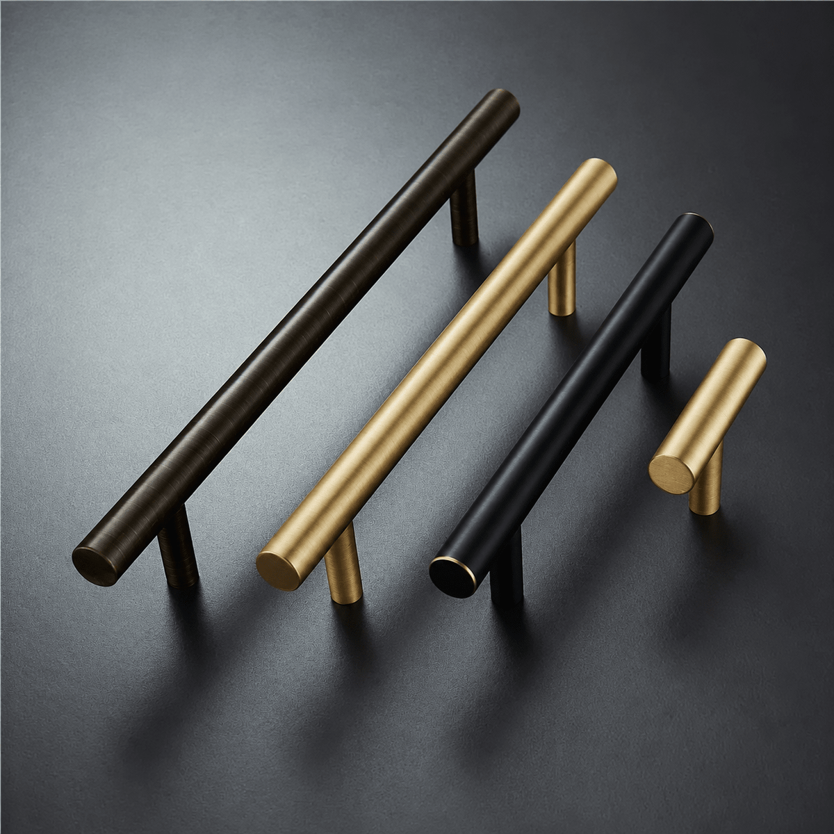 Solid Brass Cabinet Handle – Antique Brass – Asta Collection - Bergamo Design