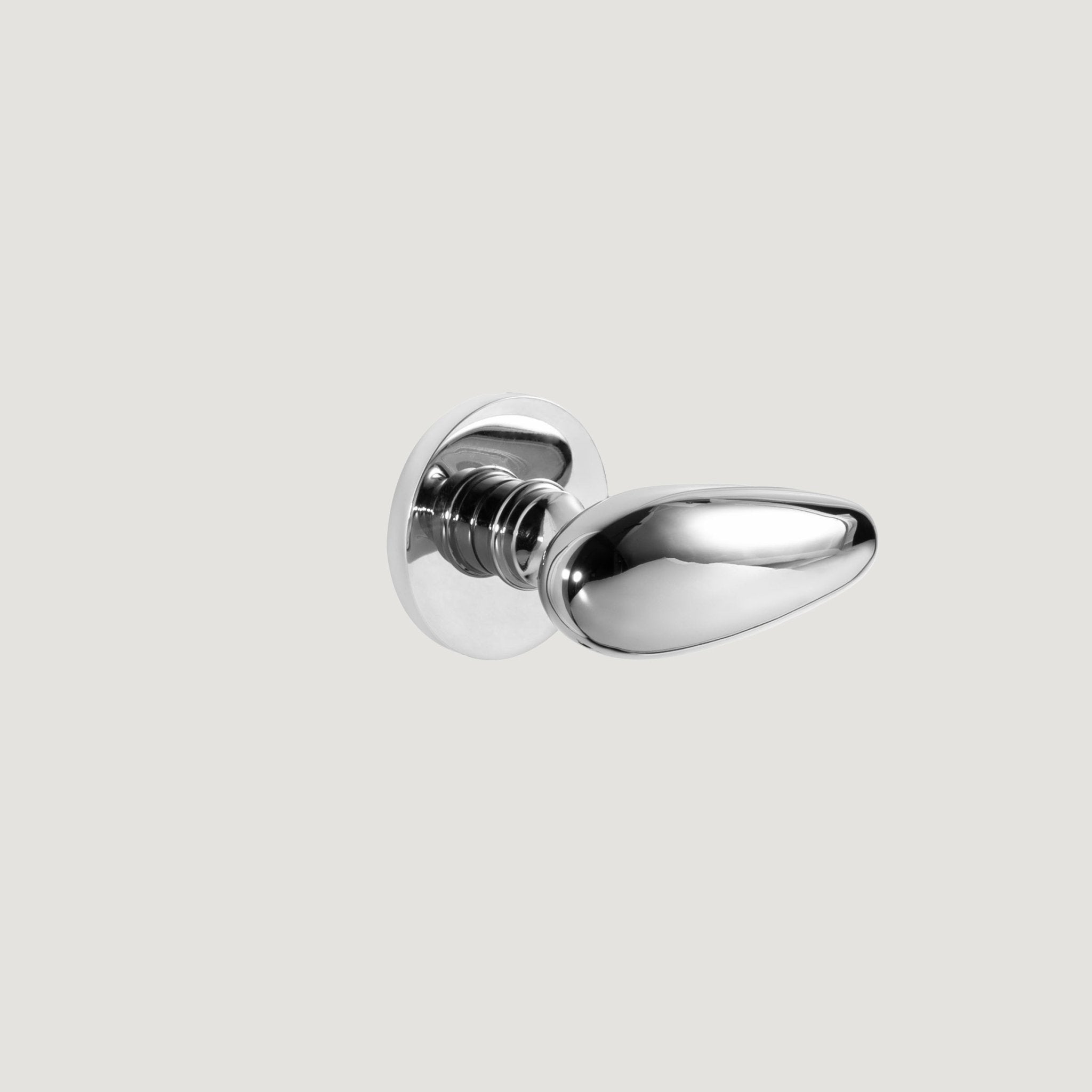 Solid Brass Door Knob – Polished Nickel – Pomello Portico - Bergamo Design