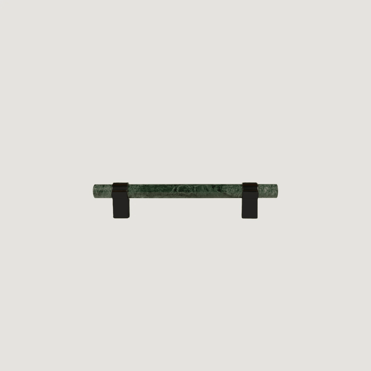 Solid Brass & Marble Cabinet Handle – Black – Pietra Collection - Bergamo Design