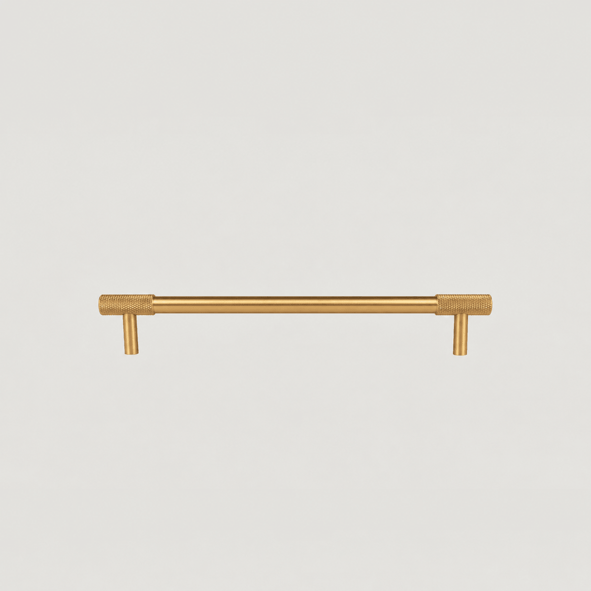Solid Brushed Brass Cabinet Handle – Trama Collection - Bergamo Design