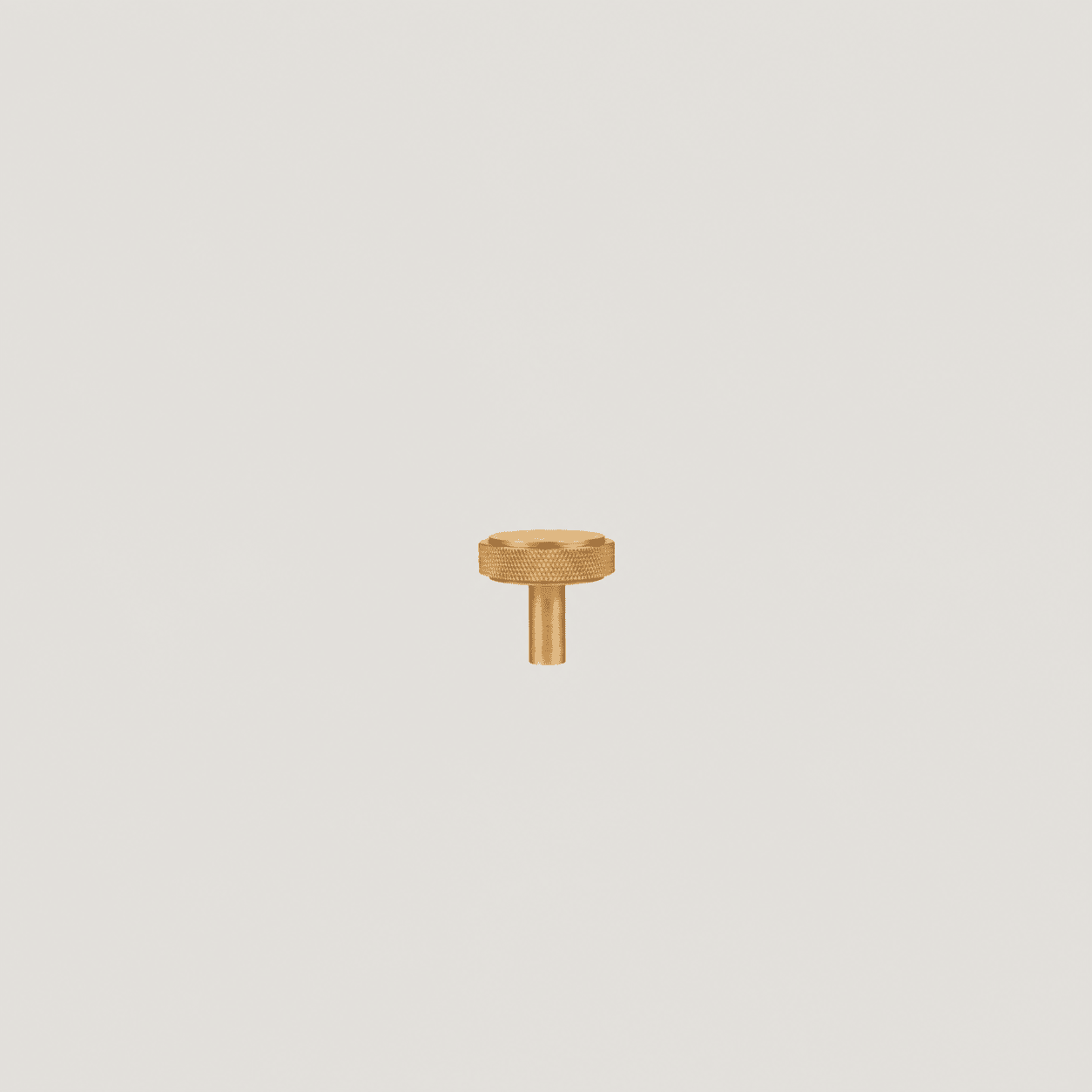 Solid Brushed Brass Cabinet Handle – Trama Collection - Bergamo Design