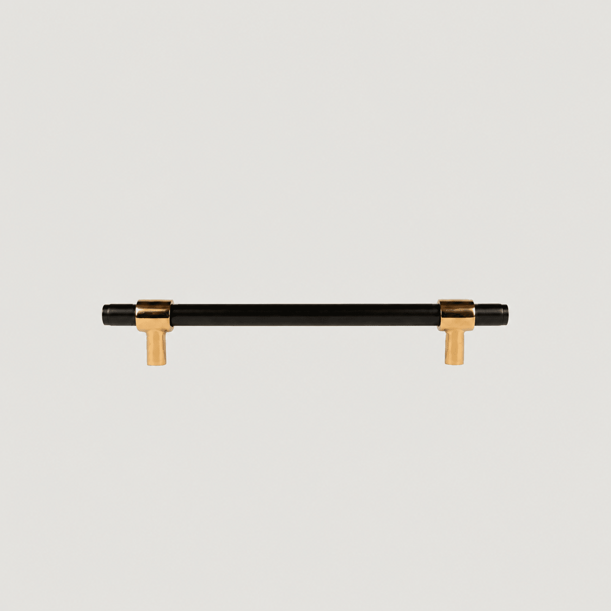 Solid Polished Brass Cabinet Handle – Duale Collection - Bergamo Design