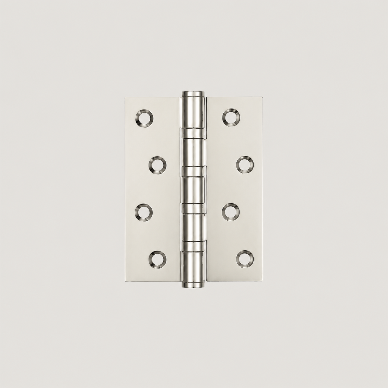 Solid Brass Door Hinge – Nickel - Bergamo Design