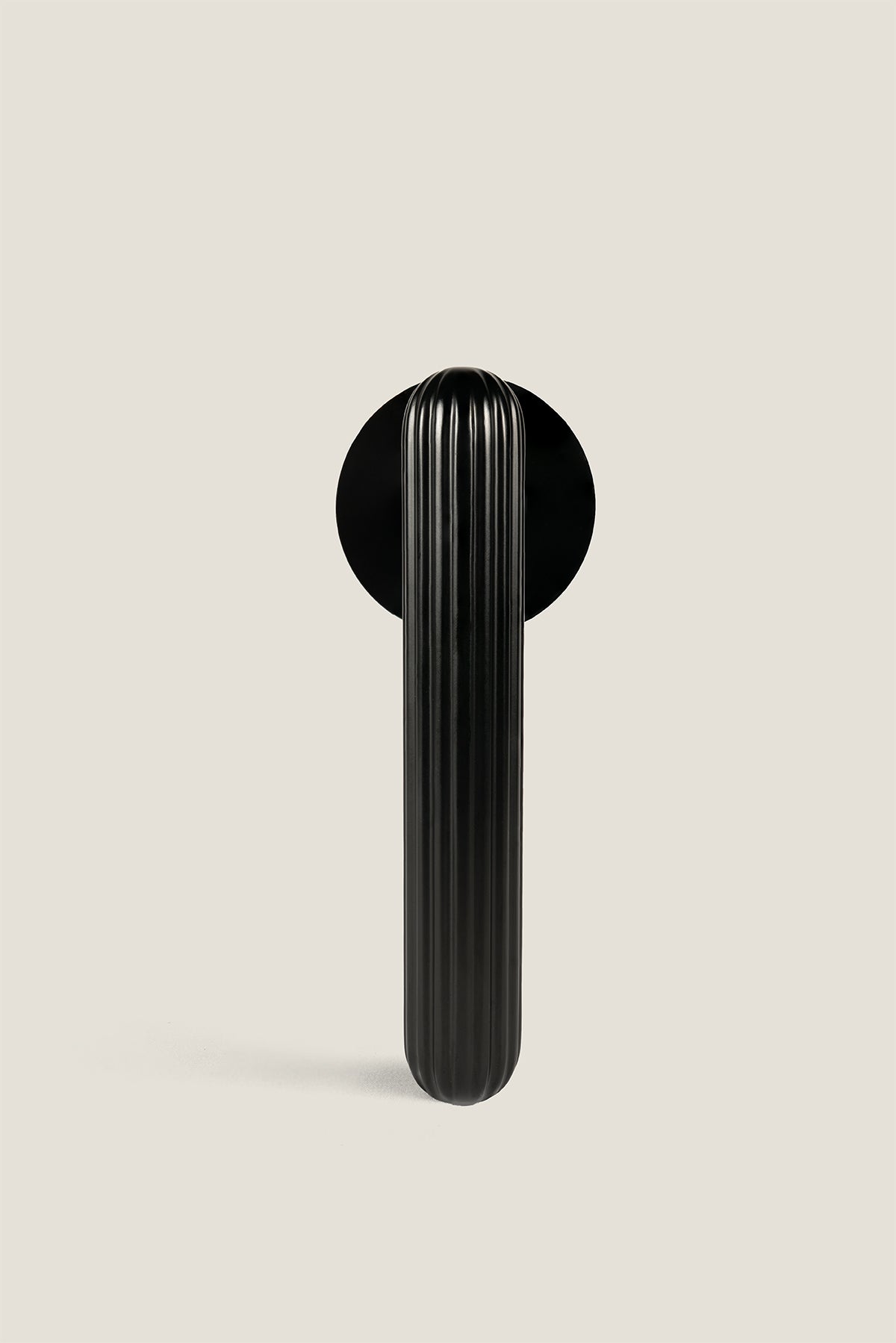 Solid Brass Door Lever - Absolue Onyx - Onda Collection