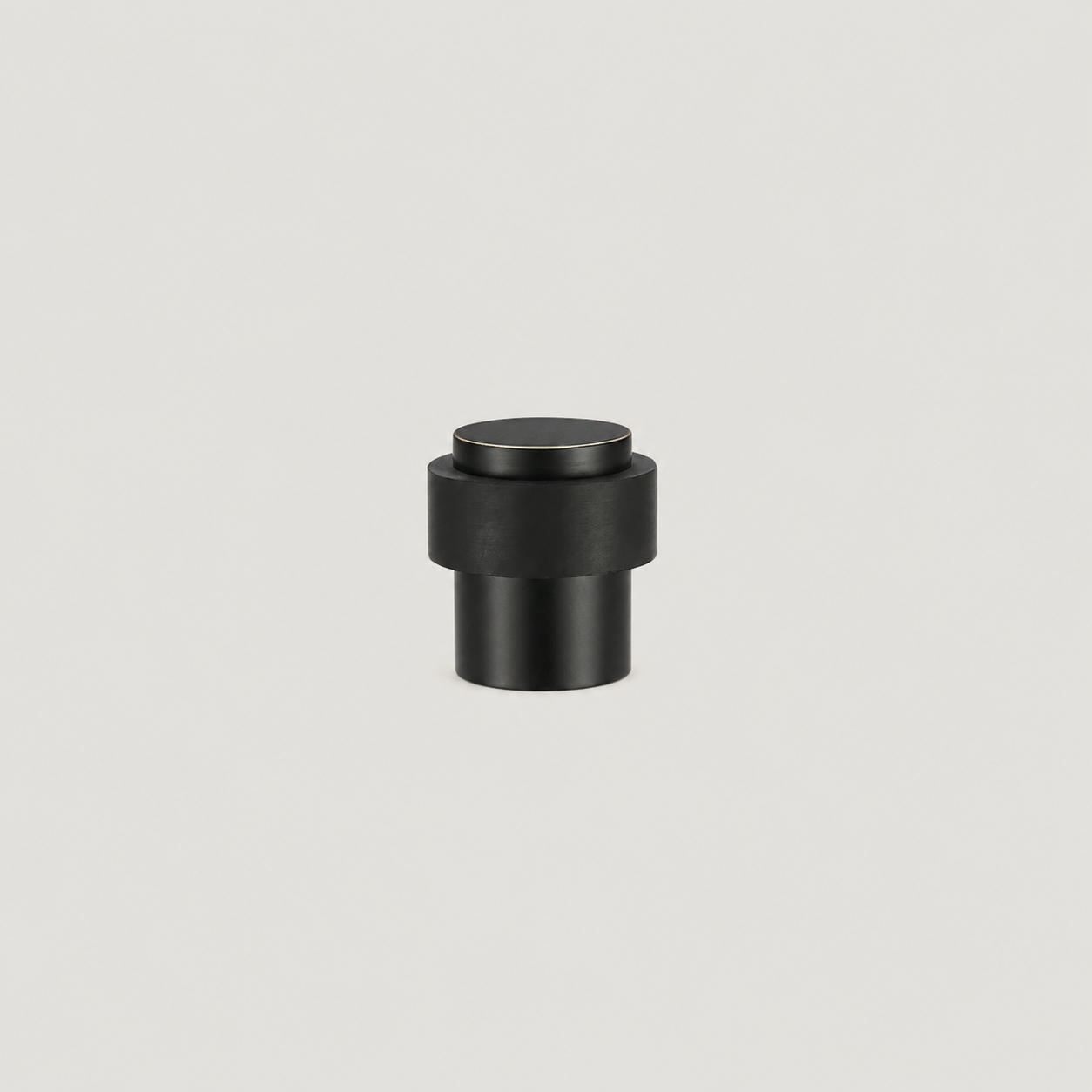 Solid Brass Doorstop – Black Brass – Portino Collection
