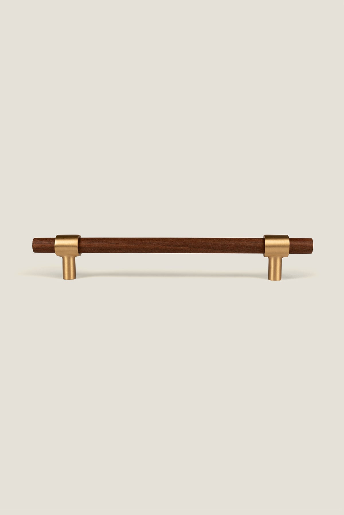 Solid Aurora Brass & Wood Cabinet Handle – Legno Collection - Bergamo Design