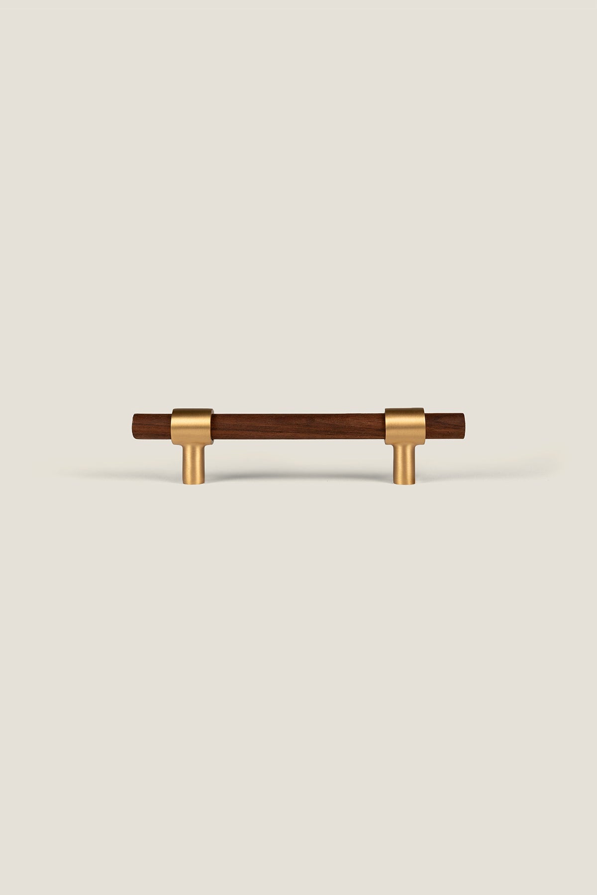 Solid Aurora Brass & Wood Cabinet Handle – Legno Collection - Bergamo Design
