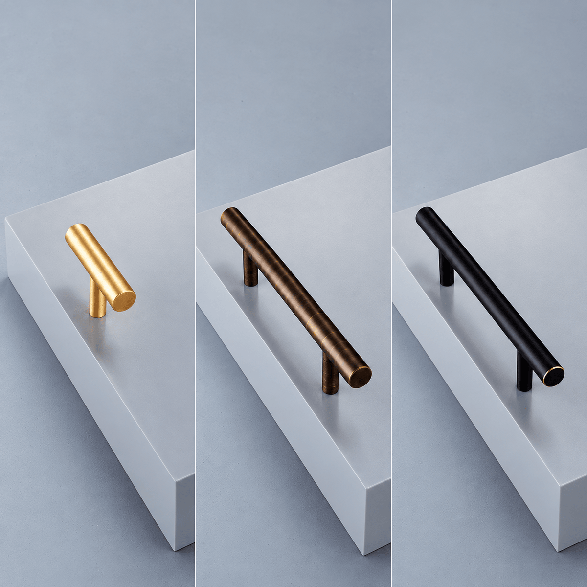 Solid Brass Cabinet Handle – Antique Brass – Asta Collection - Bergamo Design