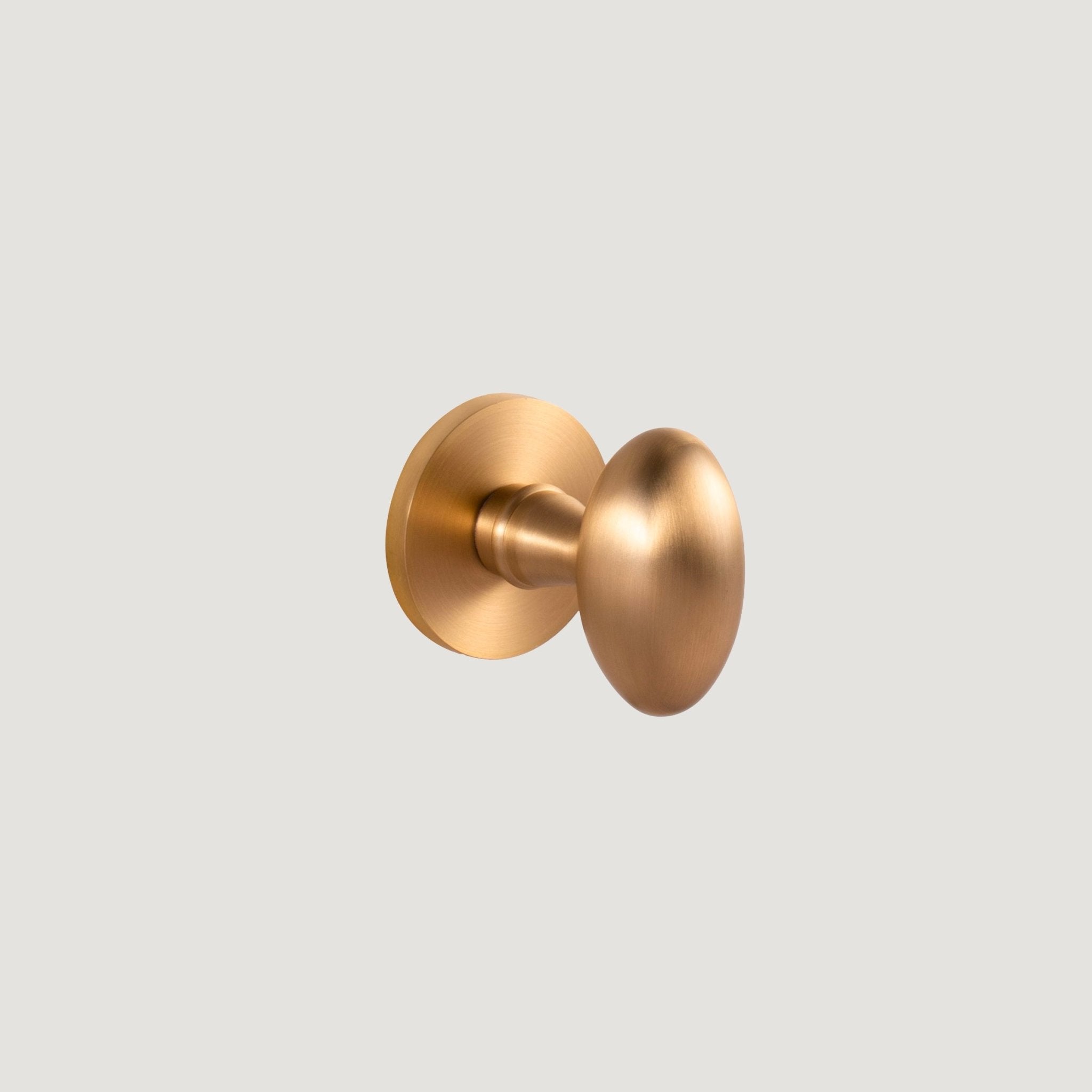 Solid Brass Door Knob – Brass – Pomello Classico - Bergamo Design