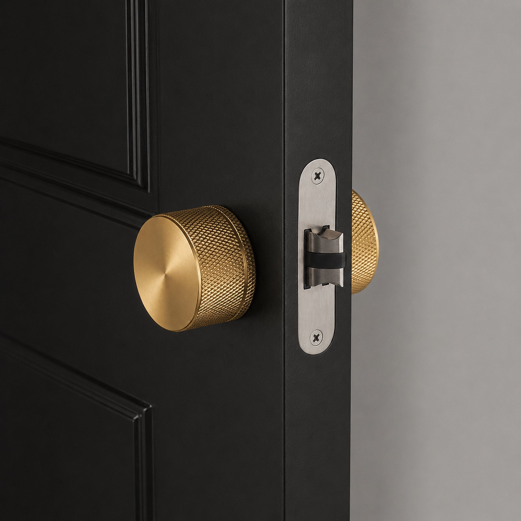 Solid Brass Door Knob – Brass – Pomello Collection - Bergamo Design