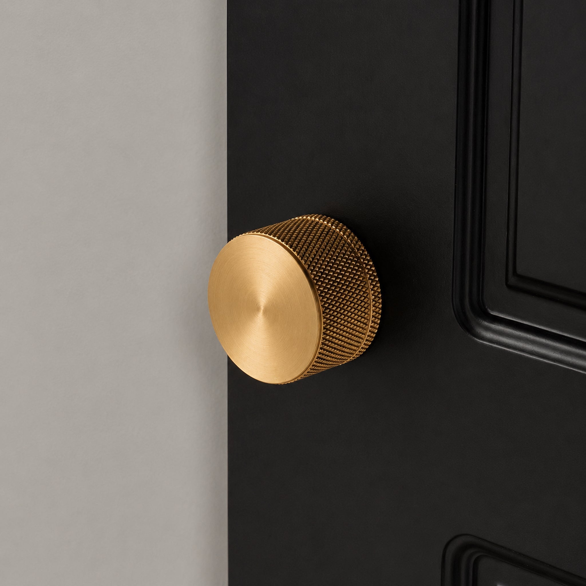 Solid Brass Door Knob – Brass – Pomello Collection - Bergamo Design