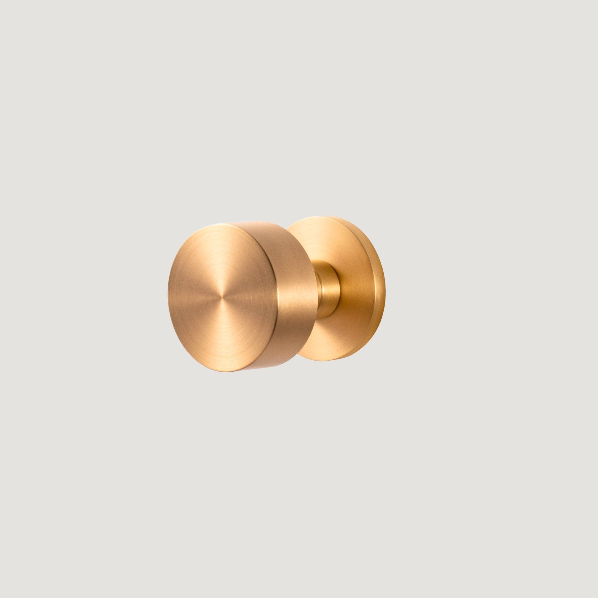 Solid Brass Door Knob – Brass – Pomello Primo - Bergamo Design