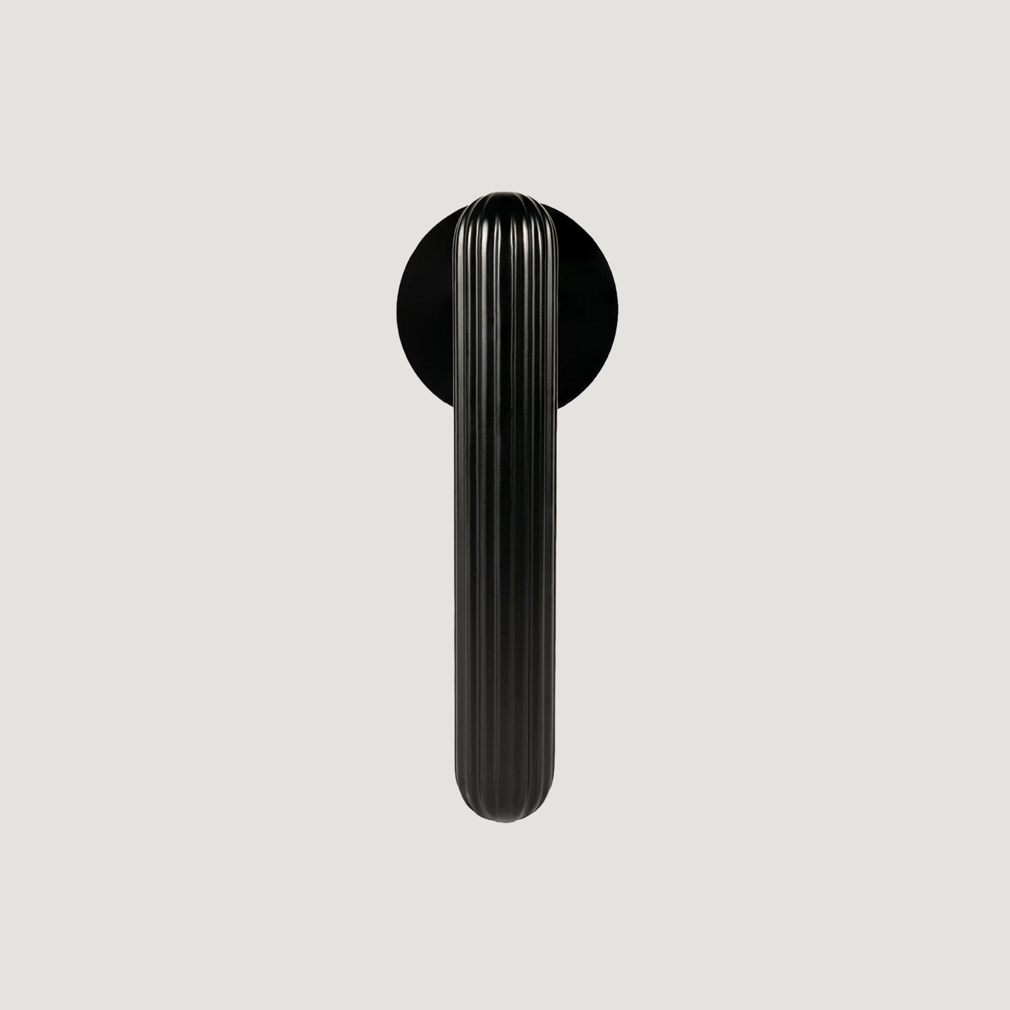 Solid Brass Door Lever – Absolue Onyx – Onda Collection - Bergamo Design