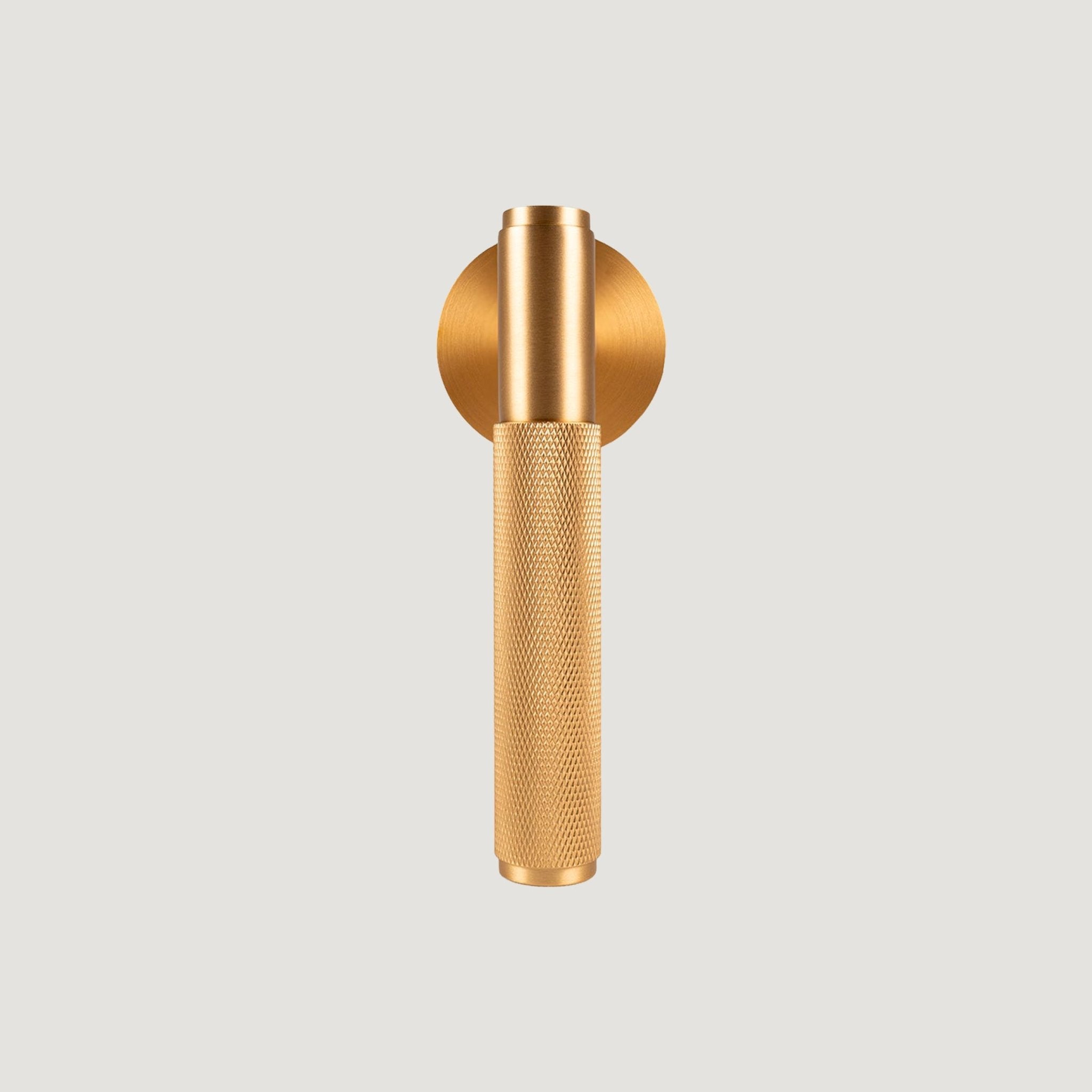 Solid Brass Door Lever – Aurora Brass – Trama Collection - Bergamo Design