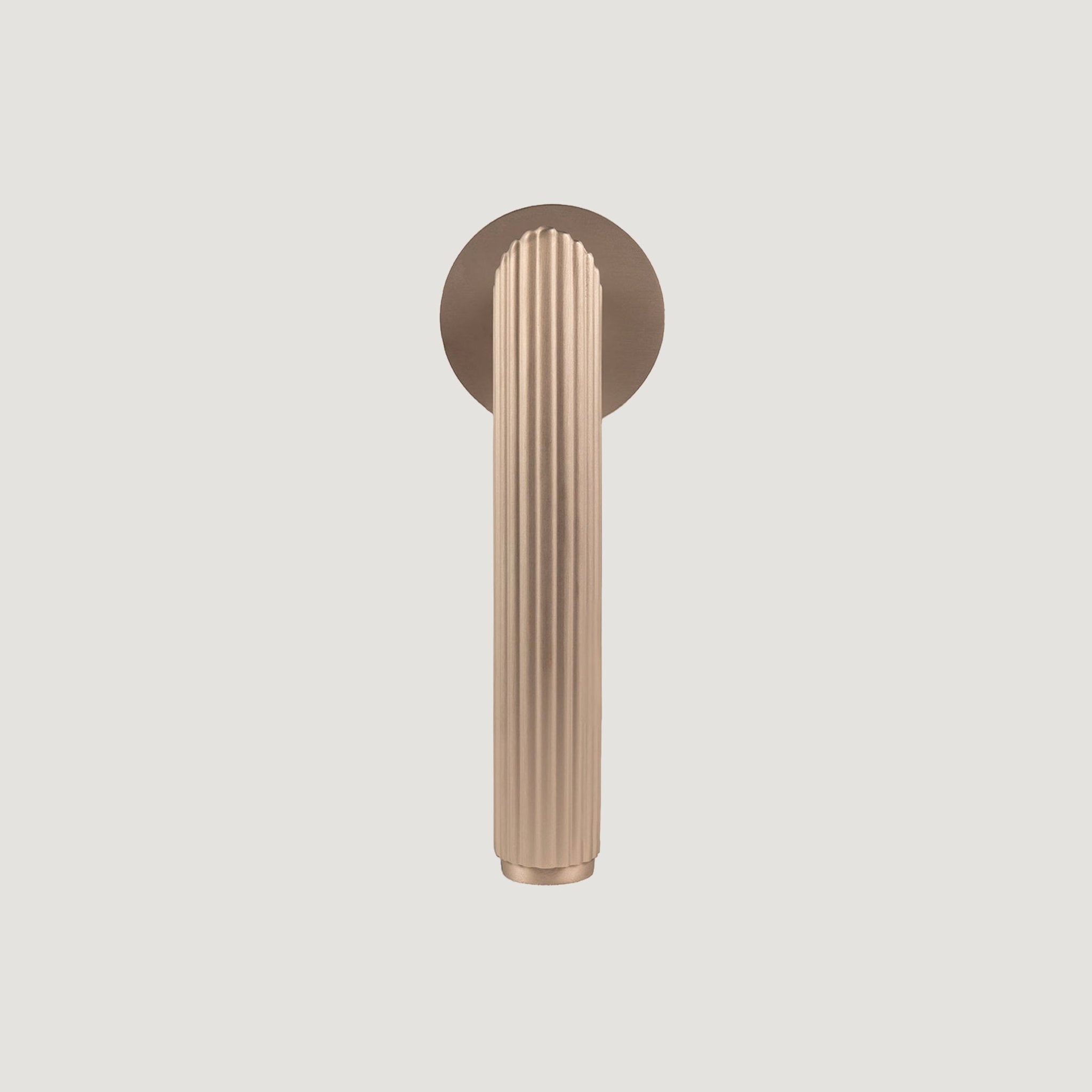 Solid Brass Door Lever – Ethereal Nickel – Ornato Collection - Bergamo Design
