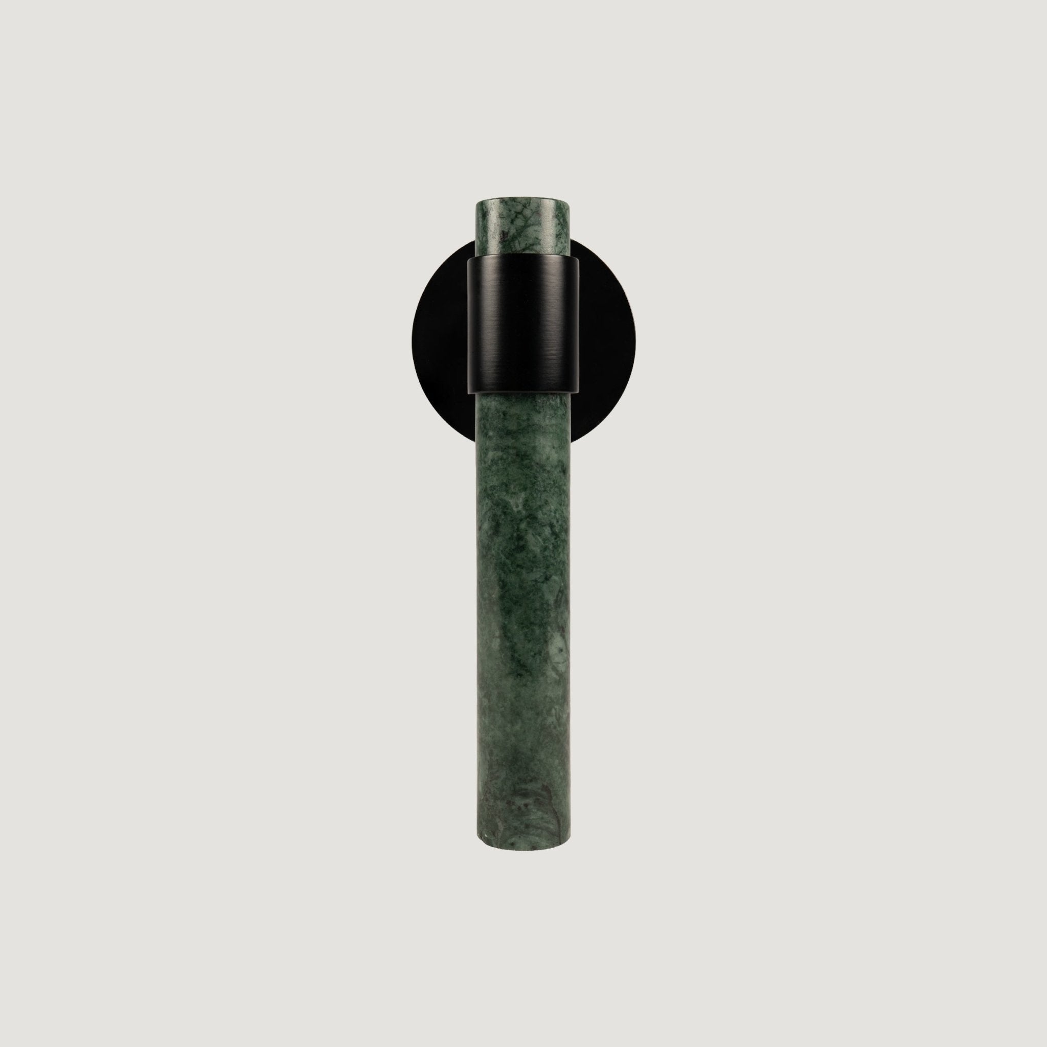Solid Brass & Stone Door Lever Absolute Onyx – Pietra Collection - Bergamo Design