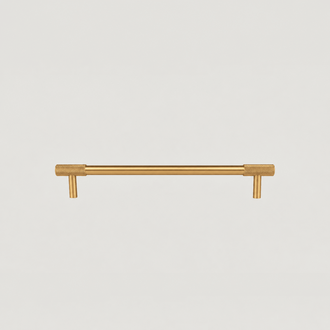 Solid Brushed Brass Cabinet Handle – Trama Collection - Bergamo Design